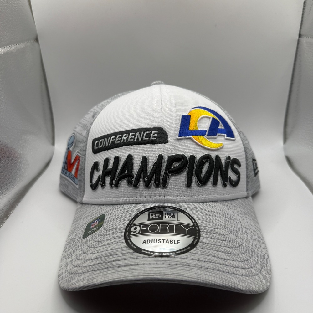 New Era Los Angeles Rams 2021 NFC Conference Champions 9FORTY Hat Super Bowl LVI